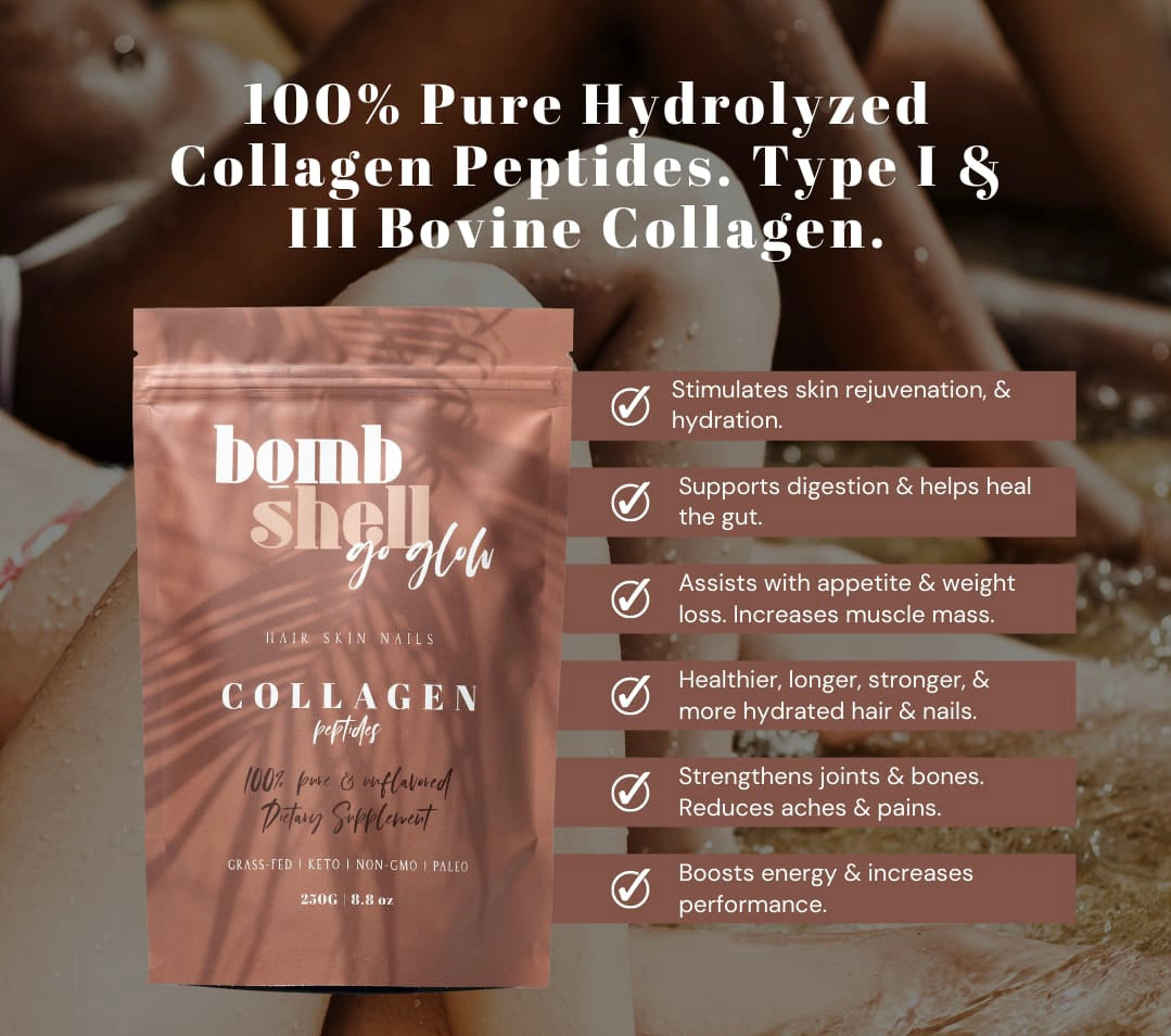 Go glow Pure Hydrolyzed Bovine Collagen