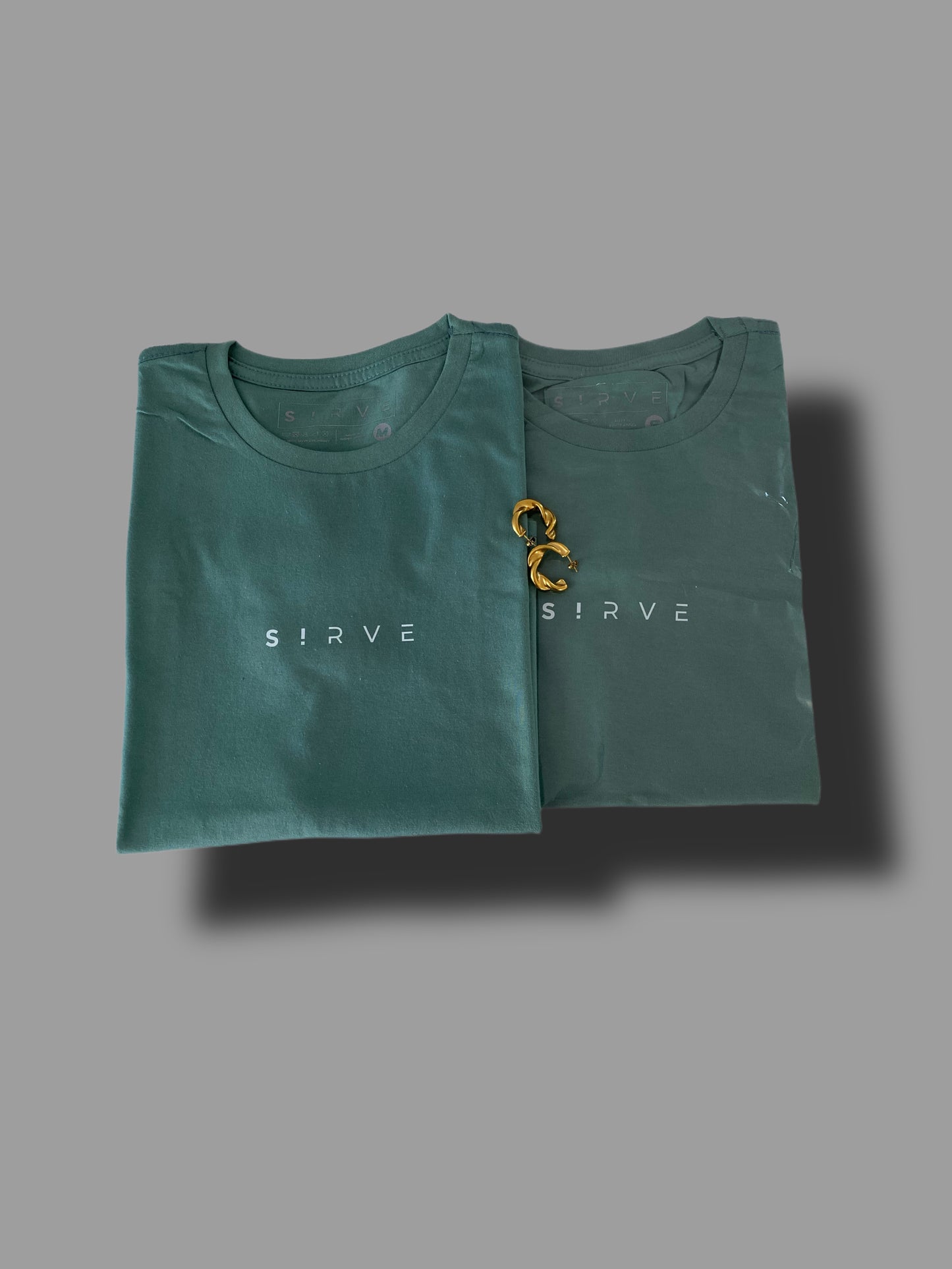 Classic Tee in Sage (Plain back)