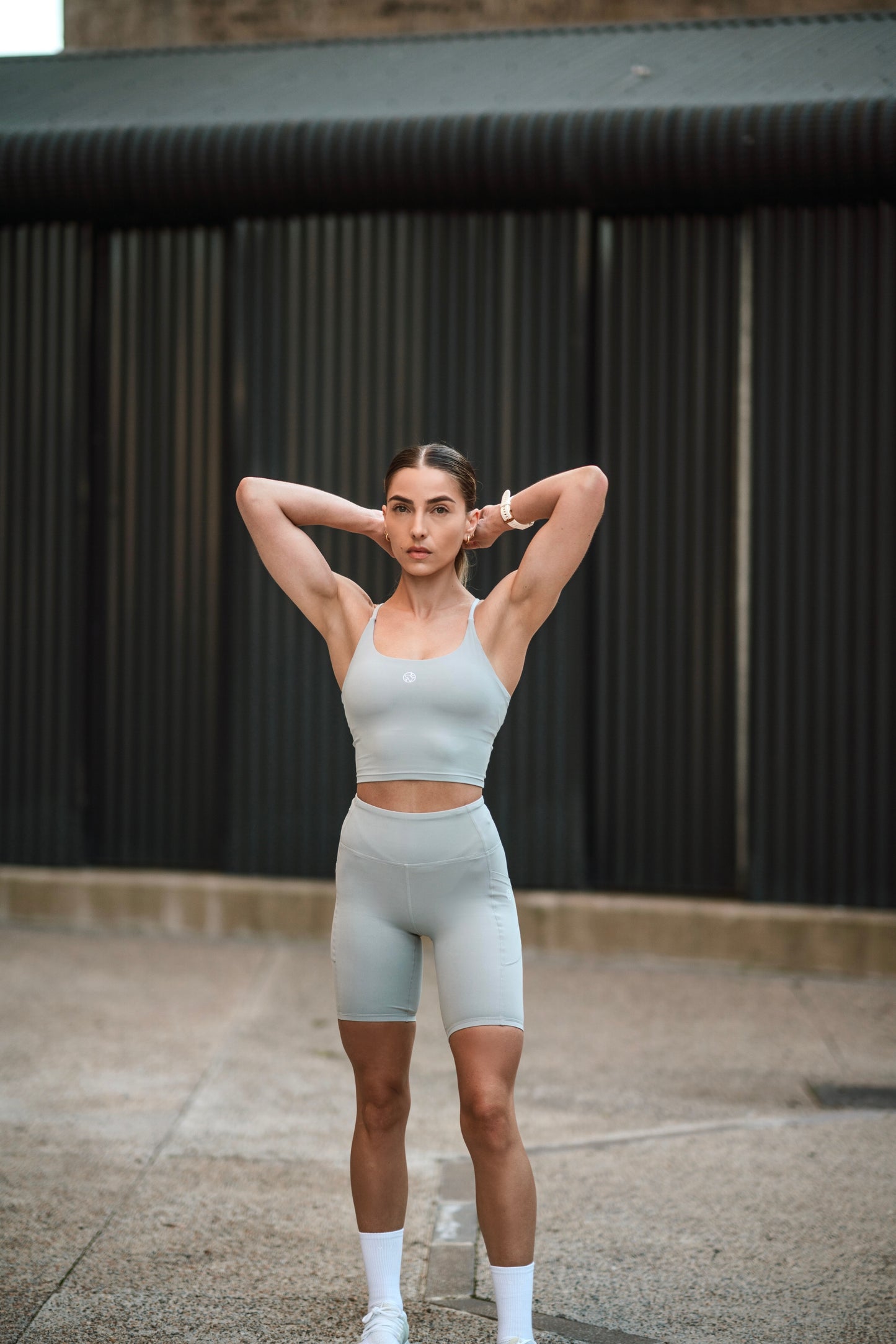 Soft Active Tank Top in Grey