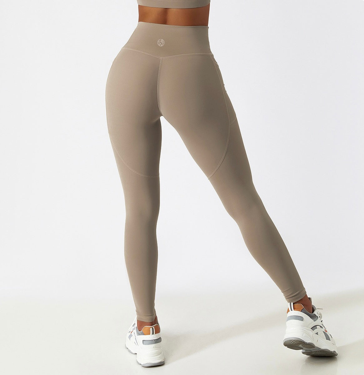 Active Elegance meets Performance Tights in Beige