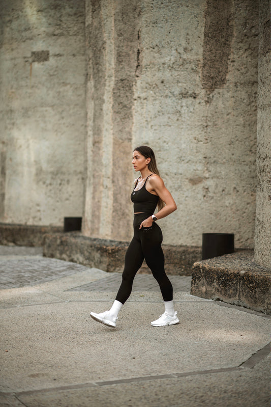 Active Elegance meets Performance Tights in Black