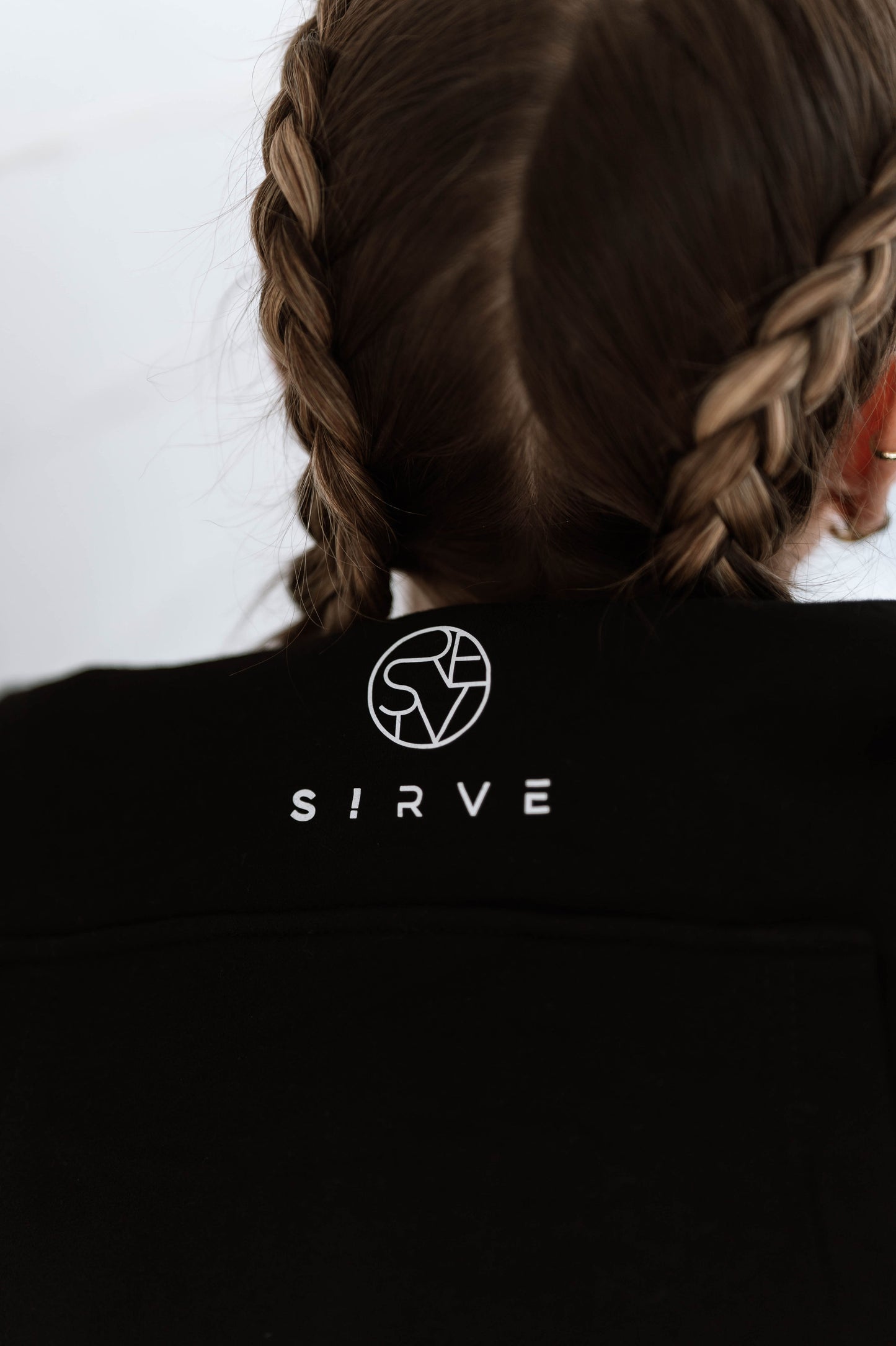 Sirve hoodie, tracksuit top in black