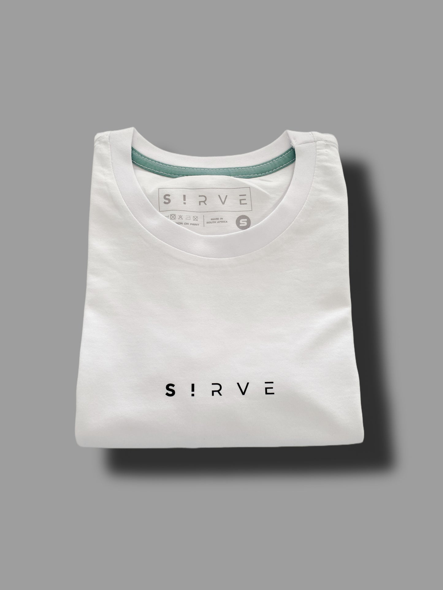 Classic Tee in White (Plain back)