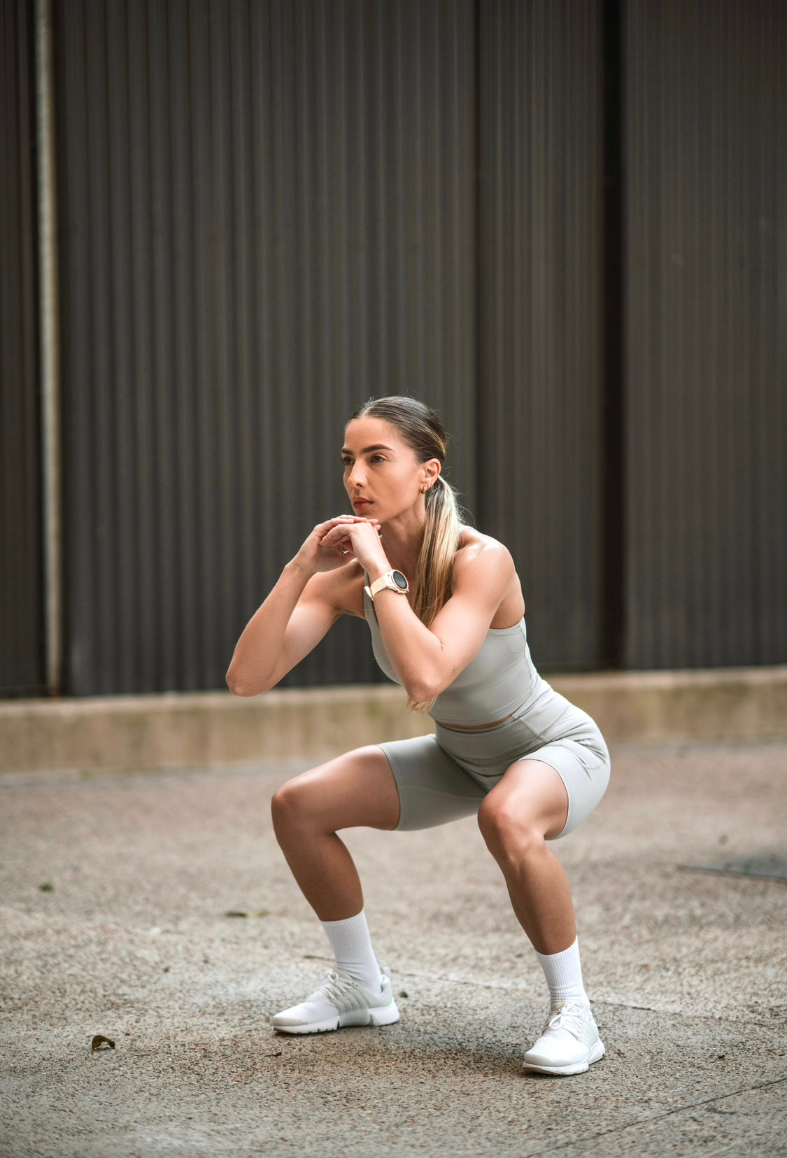 Soft Active Tank Top in Grey